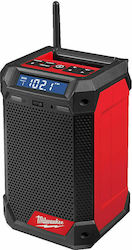 Milwaukee M12 RCDAB+- Tabletop Radio Battery DAB+ with Bluetooth and USB Red