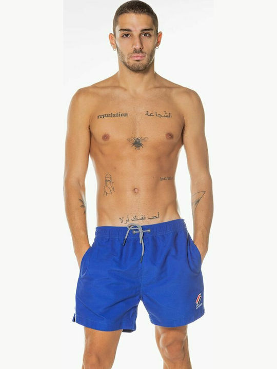 Superdry Ανδρικό Μαγιό Σορτς Μπλε