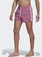 Graphic Herren Badebekleidung Shorts Screaming Pink mit Mustern