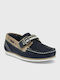 Boys Suede Moccasins with Velcro Brown