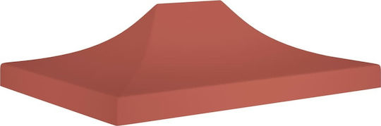 vidaXL Pavillonabdeckung 270gr/m² Braune mit PVC-Beschichtung 3x4m