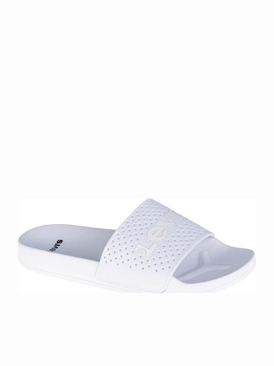 Levi's June Perf S Frauen Flip Flops in Weiß Farbe