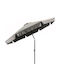 Umbrelă Rotundă Din Aluminiu 2005 Gri Φ3xÎ2,45m