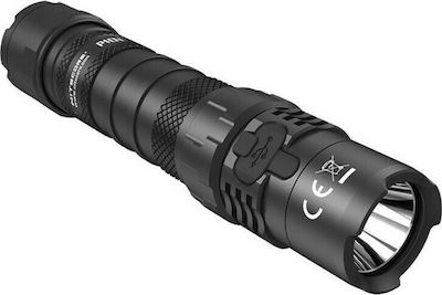 NiteCore Rechargeable Flashlight LED Waterproof IP68 with Maximum Brightness 1800lm P10i Precise Tactical Ready