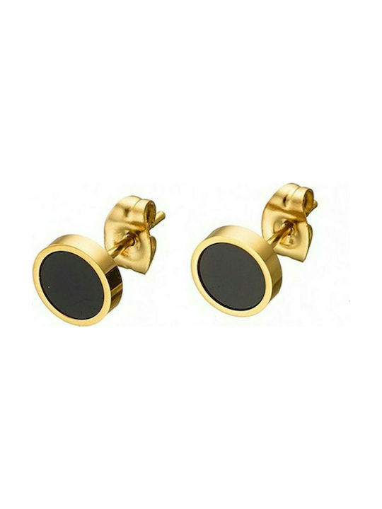 Bode Earrings made of Steel Gold Plated with Stones