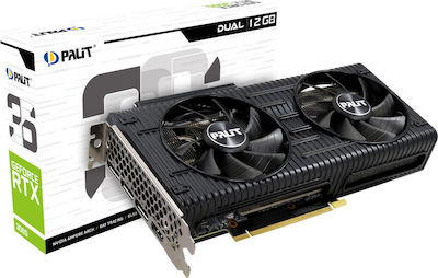 Palit GeForce RTX 3060 12GB GDDR6 Dual Placă Grafică