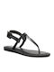 Refresh Women's Flat Sandals in Black Color