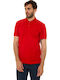 The Bostonians Men's Short Sleeve Blouse Polo Red