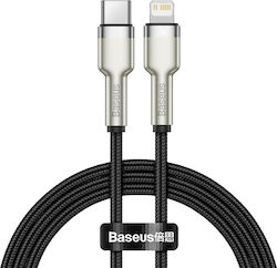 Baseus Cafule Metal Braided USB-C to Lightning Cable 20W Black 1m (CATLJK-A01)