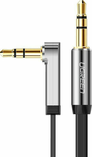 Ugreen 3.5mm Male to 3.5mm Male Audio Cable Black 0.5m with Gold Plated Terminals 10596