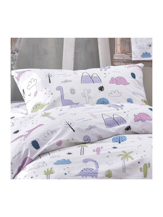 Rythmos Symbol Dinofriends Kids Cotton Pillowcase 50x70cm Multicolour