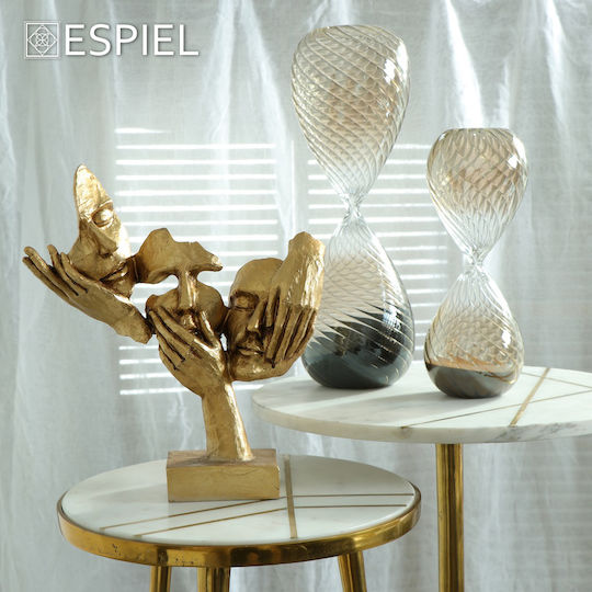Espiel Beistelltisch Gold - Marmor Espiel Beistelltisch Gold - Marmor