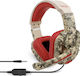 iPega PG-R005 Over Ear Gaming Headset with Connection 3.5mm Green