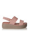 Crocs Brooklyn Low Women's Platform Shoes Pink