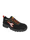 Utility Diadora Sport Diatex Low Водоустойчив Нисък Защита Черен S3 с Сертификация P, CI, SRC,WR
