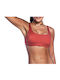 Bluepoint Padded Sports Bra Bikini Top with Detachable & Adjustable Straps Orange