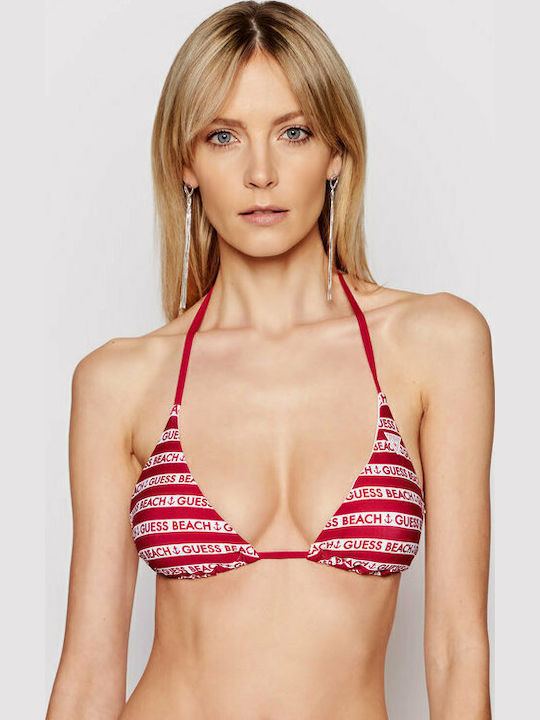 Guess Bikini Τριγωνάκι Μπορντό