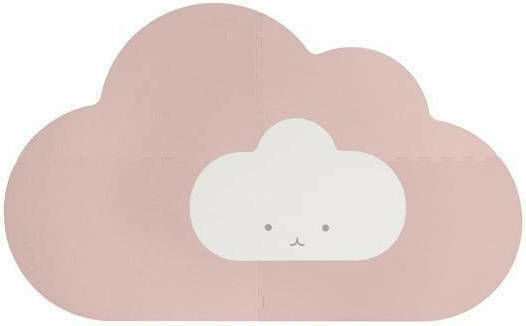 Quut Kids Floor Puzzle Cloud One Color Pink 4 Pieces