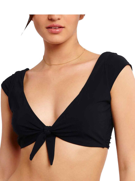 Mindo Bikini Sutien Sport Negru