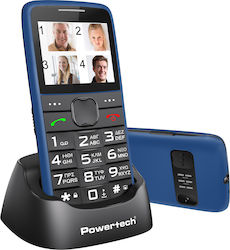 Powertech Sentry Eco Dual SIM Κινητό με Μεγάλα Κουμπιά Μπλε