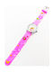 PS Silver Kids Analog Watch Barbie with Rubber/Plastic Strap Fuchsia