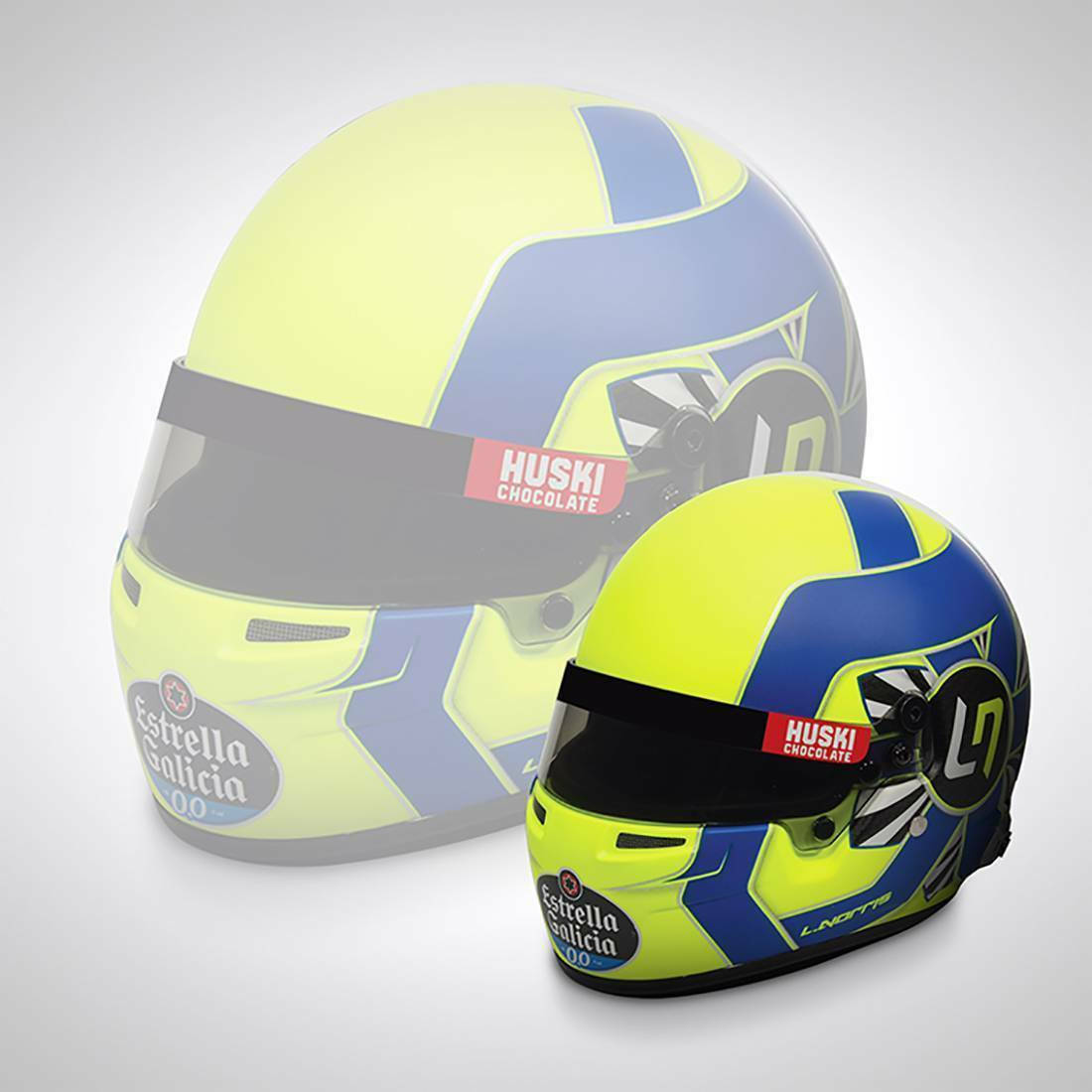Bell Mclaren Lando Norris Mini Mclaren Lando Norris Mini Helmet 2020 Scale 12 Multicolour