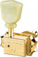 Schaller Schaller Deluxe Keystone SR 3L/3R Gold Gold Stimmwirbel für E-Gitarre