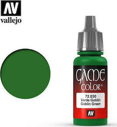 Acrylicos Vallejo Game Color Model Making Paint Goblin Green 17ml 72.030