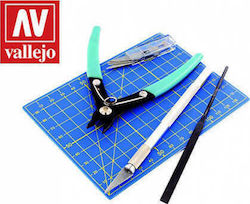 Acrylicos Vallejo Modeling Plastic Tool Set Knife Modeling