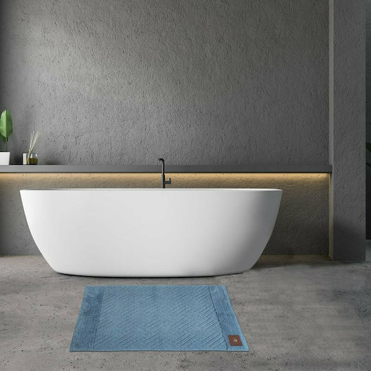 Greenwich Polo Club Bath Mat Cotton 2589 220760902589 Blue 50x80cm