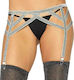 Leg Avenue Lurex Elastic Garter Belt Ζαρτιέρες ...