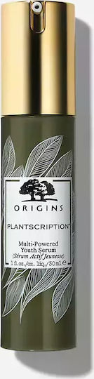 Origins Plantscription Moisturizing & Anti-aging Serum Face with Peptides for Firming & Revitalization 30ml