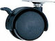 JB Ruotec Furniture Wheel made of Plastic in Black Color 4cm