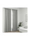 vidaXL Set Blackout Curtains With Pencil Pleat Gray 140x245cm