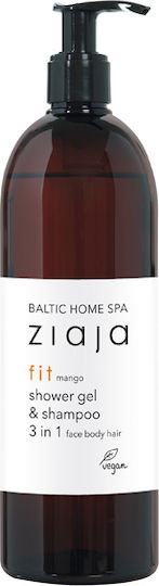 Ziaja Baltic Home Spa Fit Манго Хидратиращ Душ Гел с Аромат Тропически Плодове 500 мл