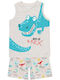 Boboli Kids' Pajamas Summer Gray