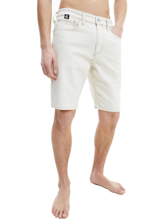 Calvin Klein Men's Shorts Jeans White