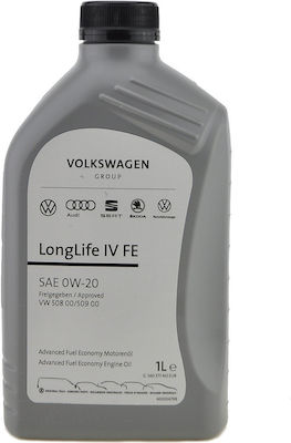 Volkswagen Λάδι Αυτοκινήτου Longlife IV 0W-20 1lt