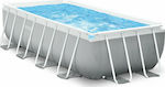 Intex Prism Metal Frame Swimming Pool with Metallic Frame 400x200x122cm