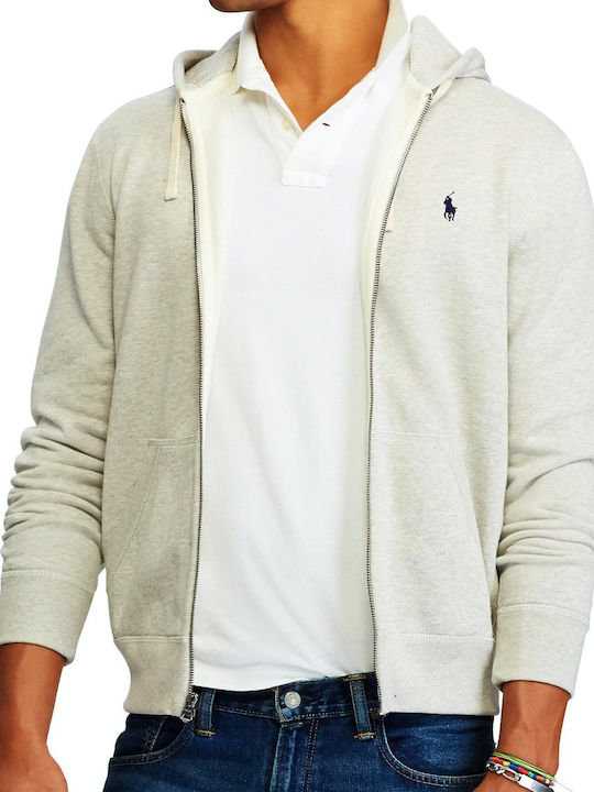 Ralph Lauren Sweatshirt Fleece with Hood Gray