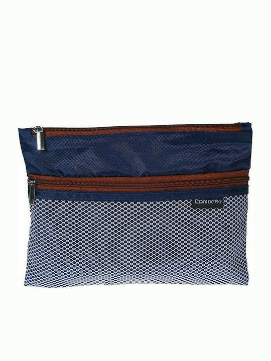 Damen Necessaire in Marineblau Farbe 15.5cm