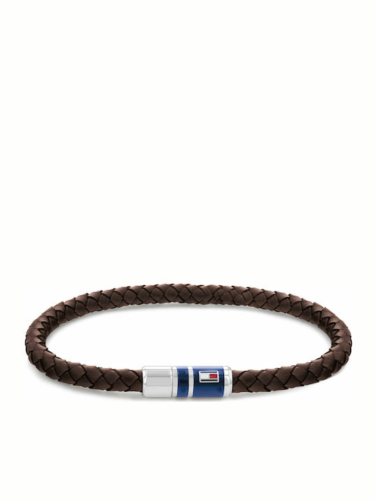 Tommy Hilfiger Men's Leather Bracelet 21.5cm