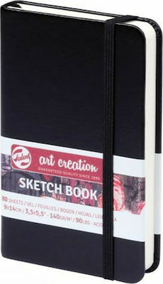 Royal Talens Μπλοκ Ελεύθερου Σχεδίου Sketch book Μαύρο 9x14cm 80 Φύλλα