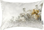 Saint Clair Christmas Decorative Pillow 4016 Rectangular White 30x45pcs