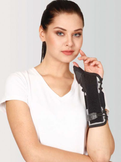 Medical Brace MB/SPICA Wrist Splint Right Side Black
