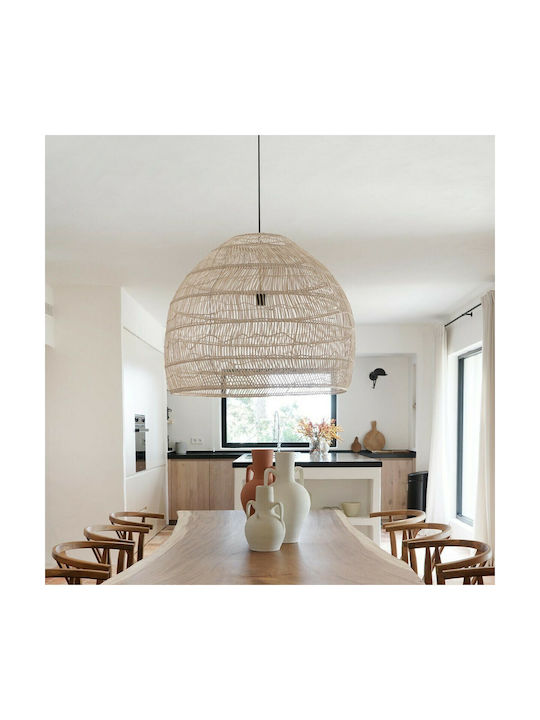 GloboStar Malibu Ceiling Light Beige Boho Bell ...