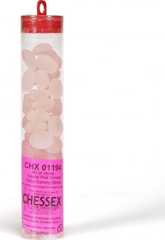 Chessex Token Catseye Opal Pink Glass Stones Tokens 40τμχ 40τμχ