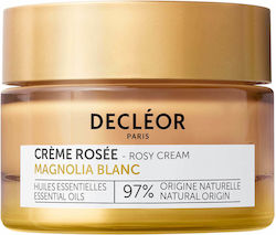 Decleor White Magnolia Rosy Cream Αnti-aging , Blemishes & Moisturizing Day Tinted Cream Suitable for All Skin Types 50ml