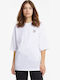 Puma Classics Feminin Oversized Tricou Alb