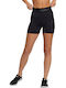 Adidas Techfit Badge Of Sport Women's Training Legging Shorts High Waisted Black